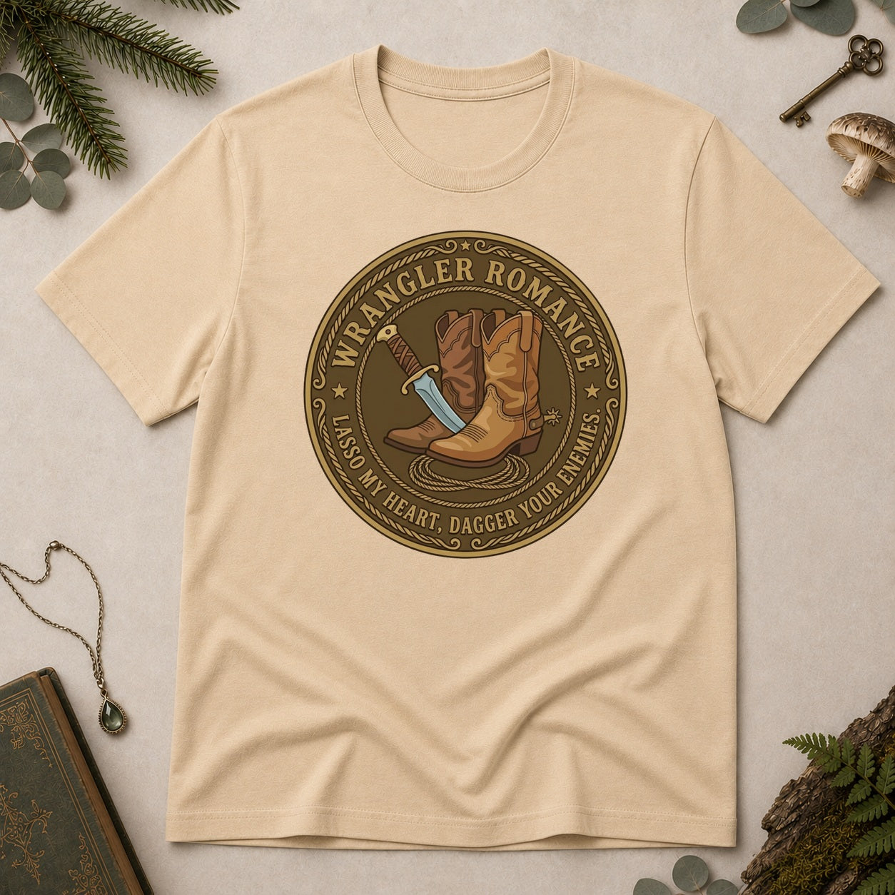 Wrangler Romance T-Shirt - Sand